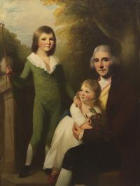 Circle of John Opie (British, 1761-1807) — Family Portrait