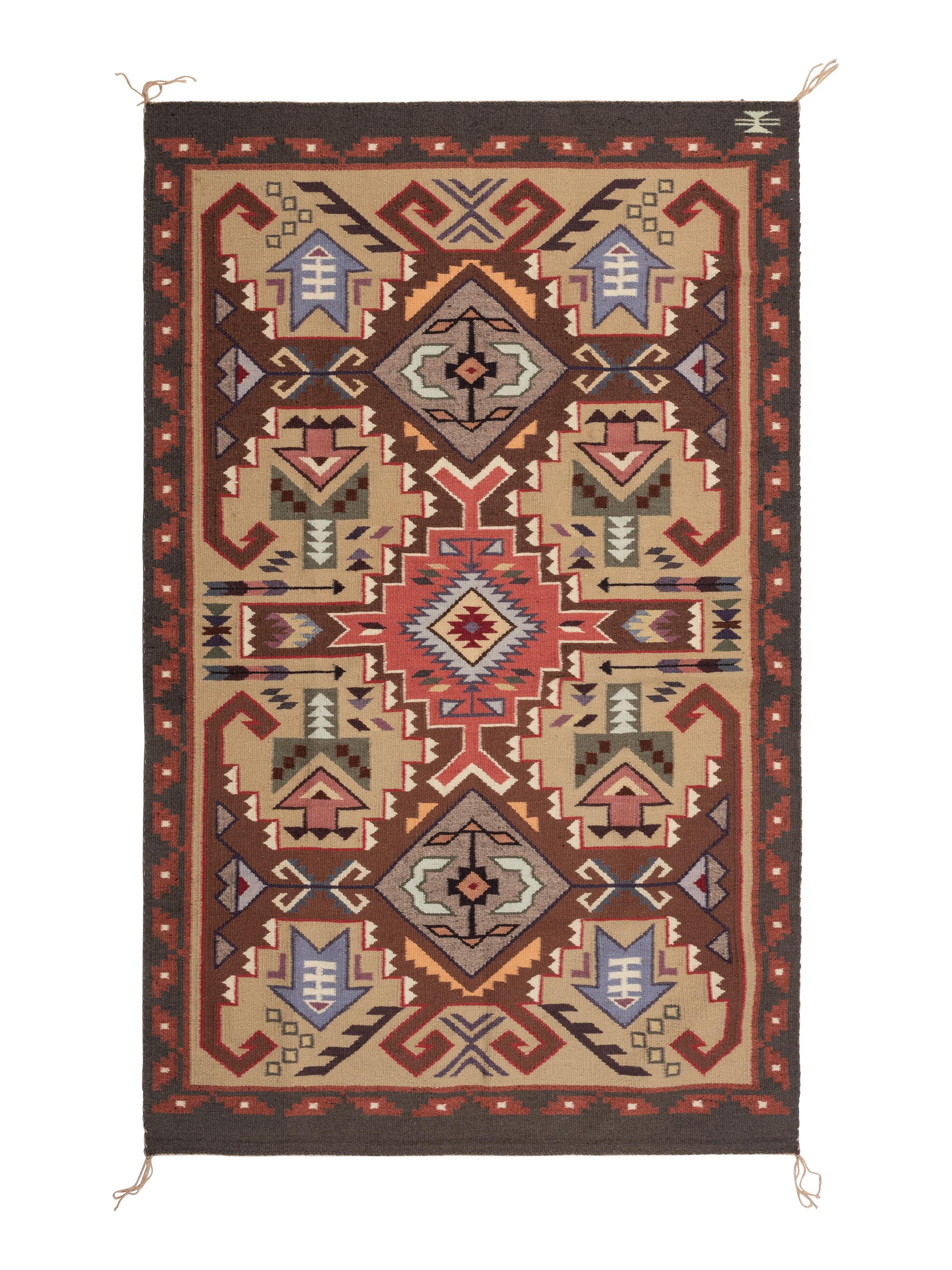Navajo Teec Nos Pos Pattern Weaving / Rug