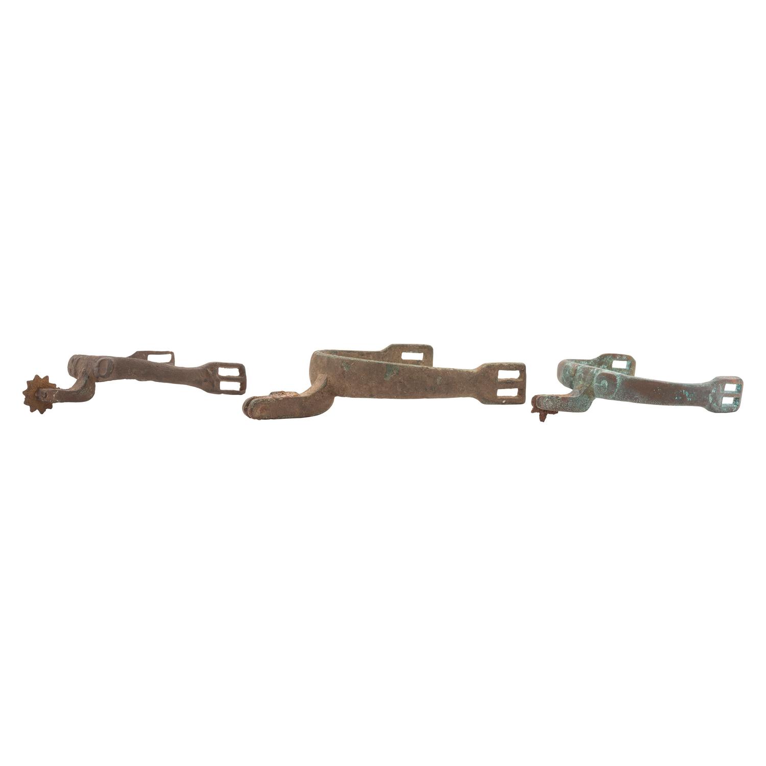 Two Dug Spurs, One CS Marked