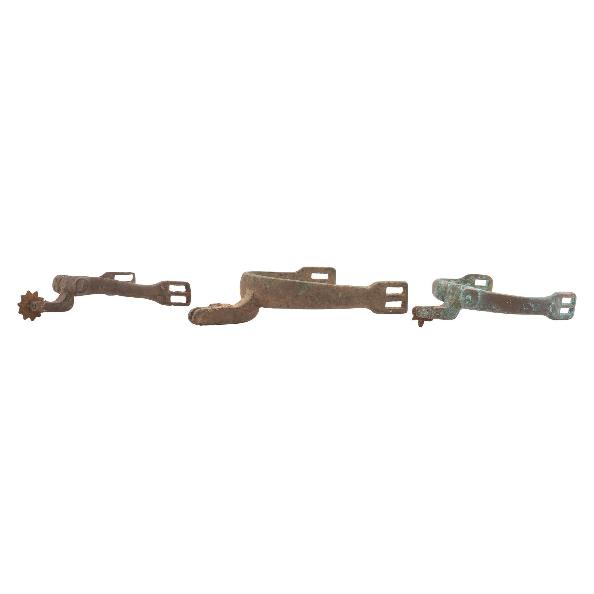 Two Dug Spurs, One CS Marked