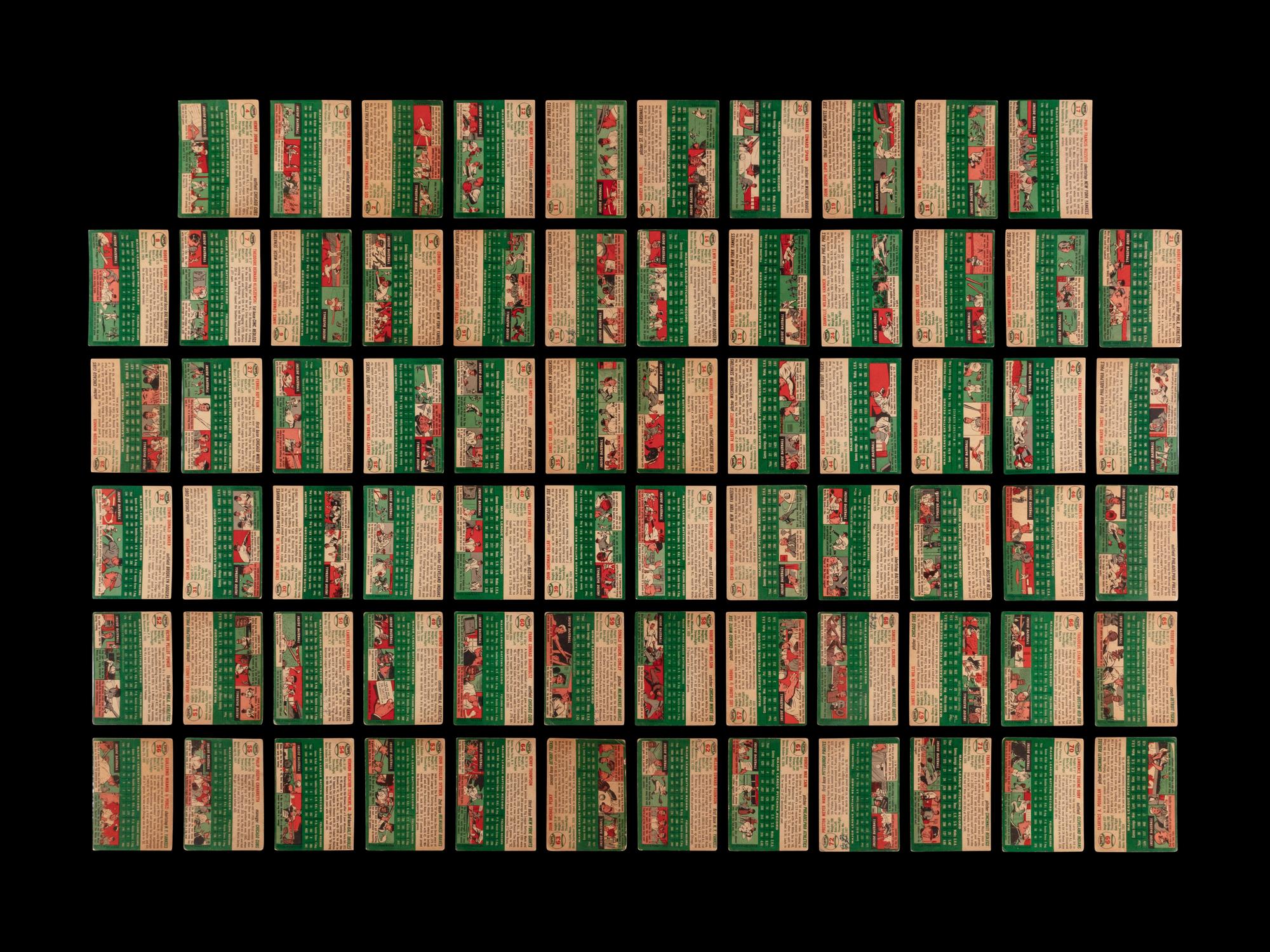 A Near Set of 1954 Topps Baseball Cards (243/250)