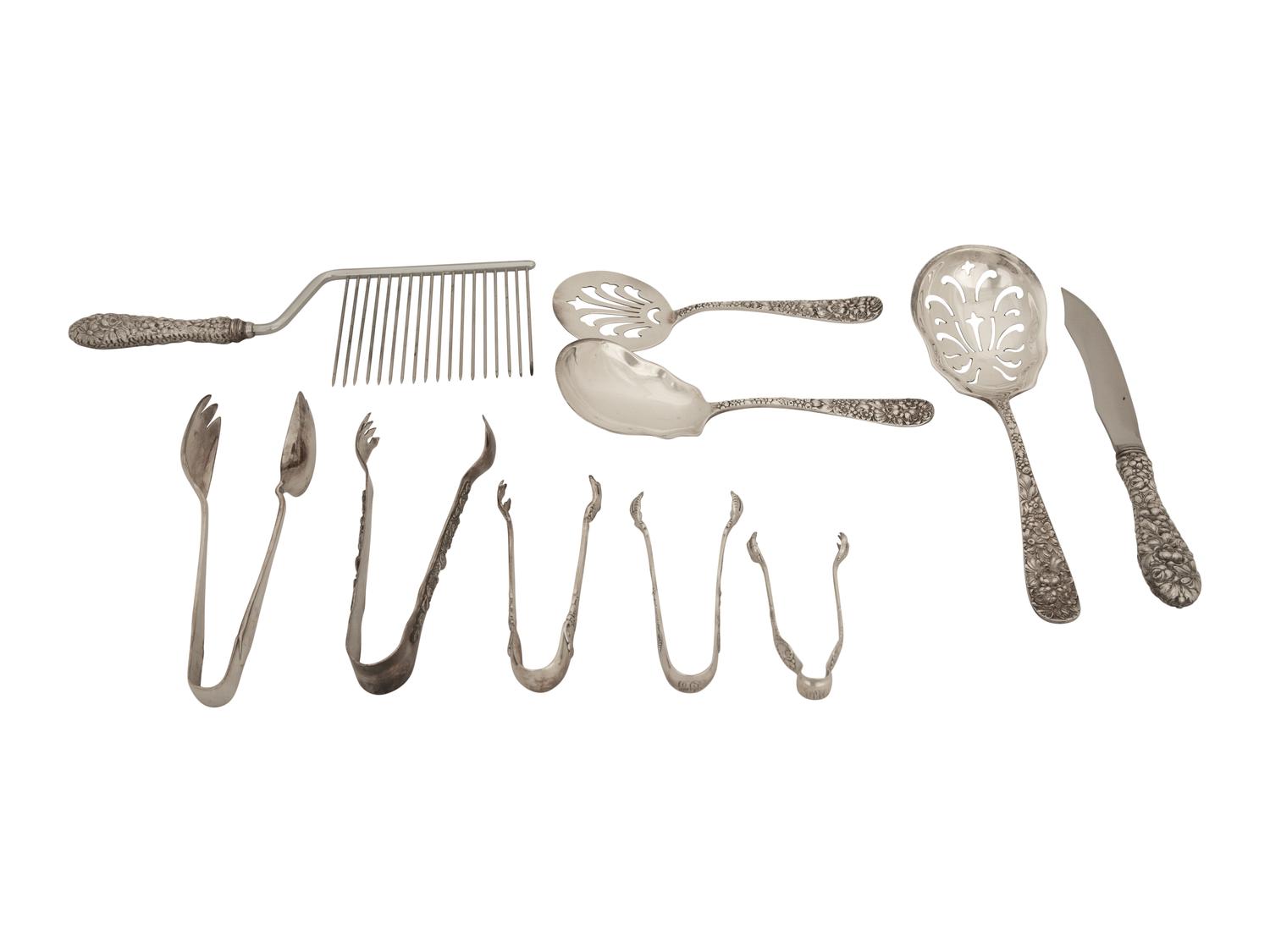A Group of American Silver Serving Articles
