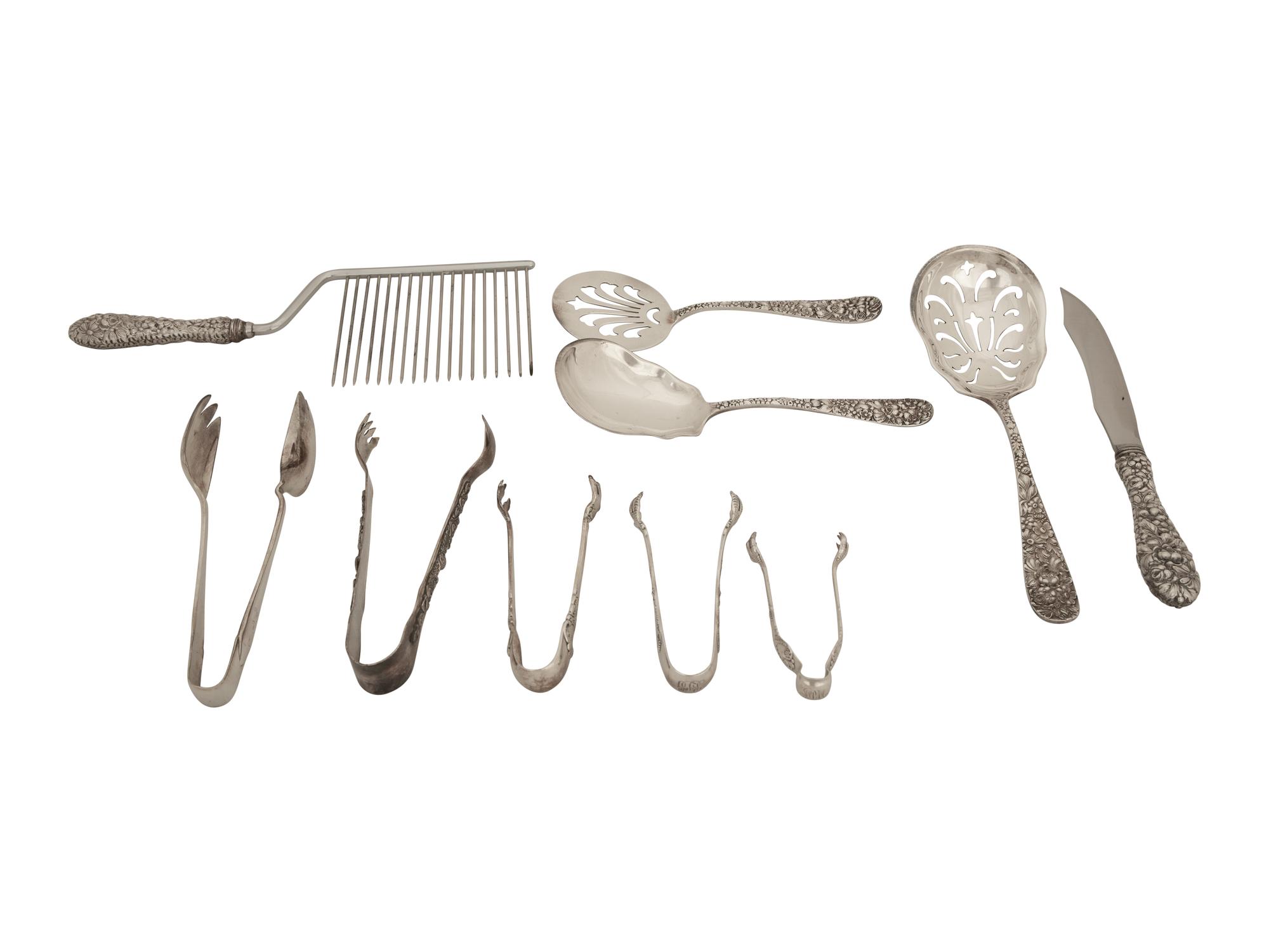 A Group of American Silver Serving Articles