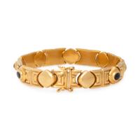 YELLOW GOLD, SAPPHIRE AND RUBY BRACELET