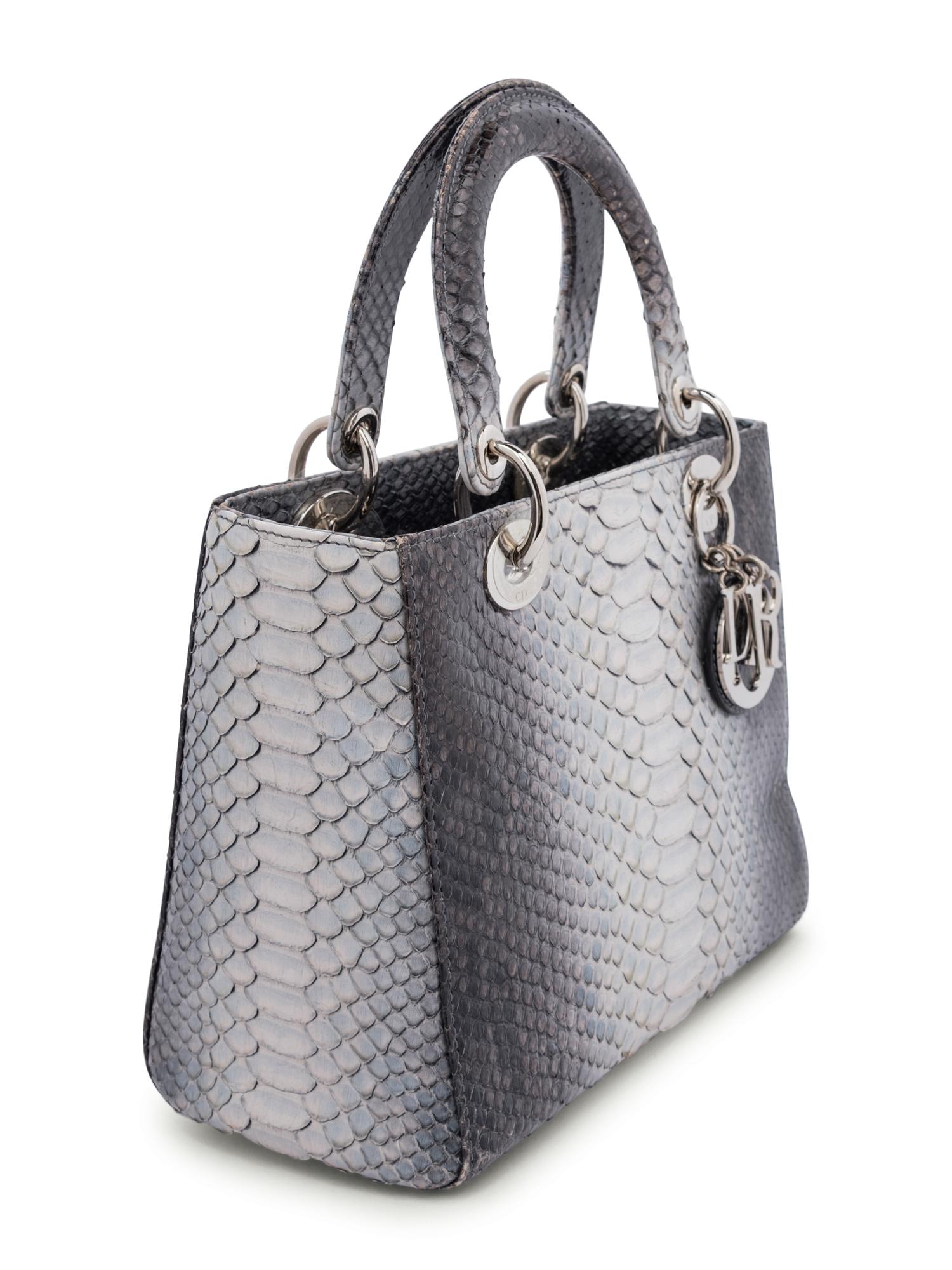 Limited Edition Christian Dior Python Small Lady Dior Bag, c. 2010