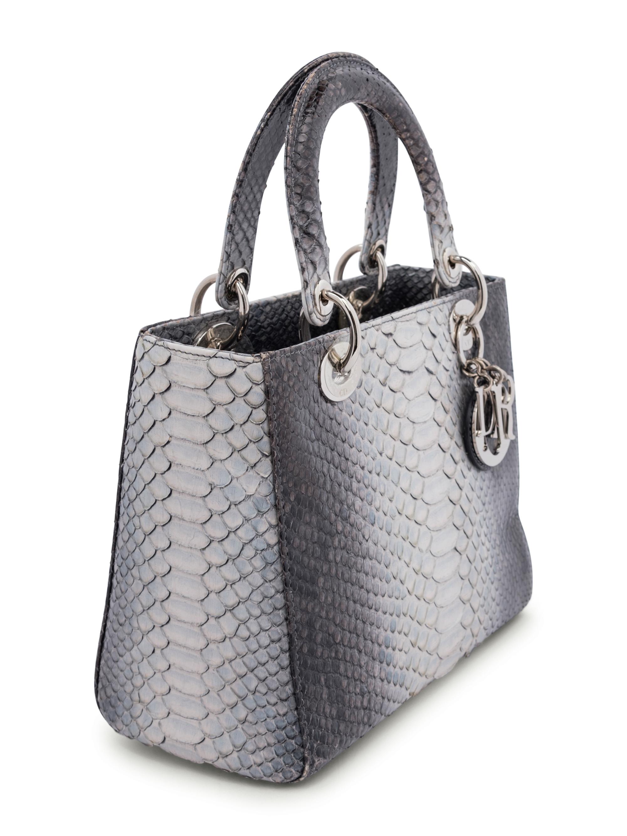 Limited Edition Christian Dior Python Small Lady Dior Bag, c. 2010