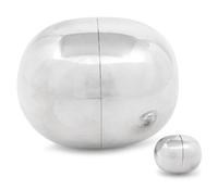 Two Piet Hein for Georg Jensen Silver Ellipse Eggs