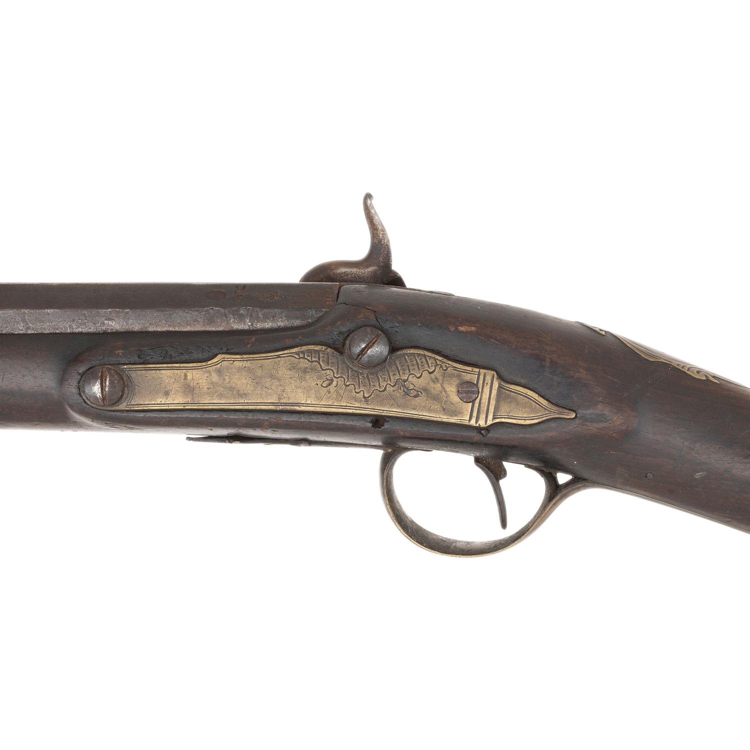 Tack Decorated Percussion Altered Northwest Chief's Grade Trade Gun by Ketland