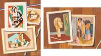Two Italian Trompe-L'Oeil Collage Paintings — 20TH CENTURY