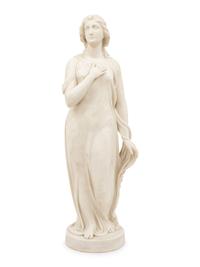 A Copeland Parian Ware Figure Depicting Beatrice , after Edgar Papworth