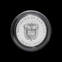 FRANKLIN MINT: Panama 1971 20 Balboa Silver Proof