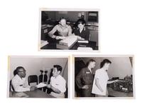 [KOREAN WAR]. Album containing photographs taken in Korea, incl. soldiers and local subjects.