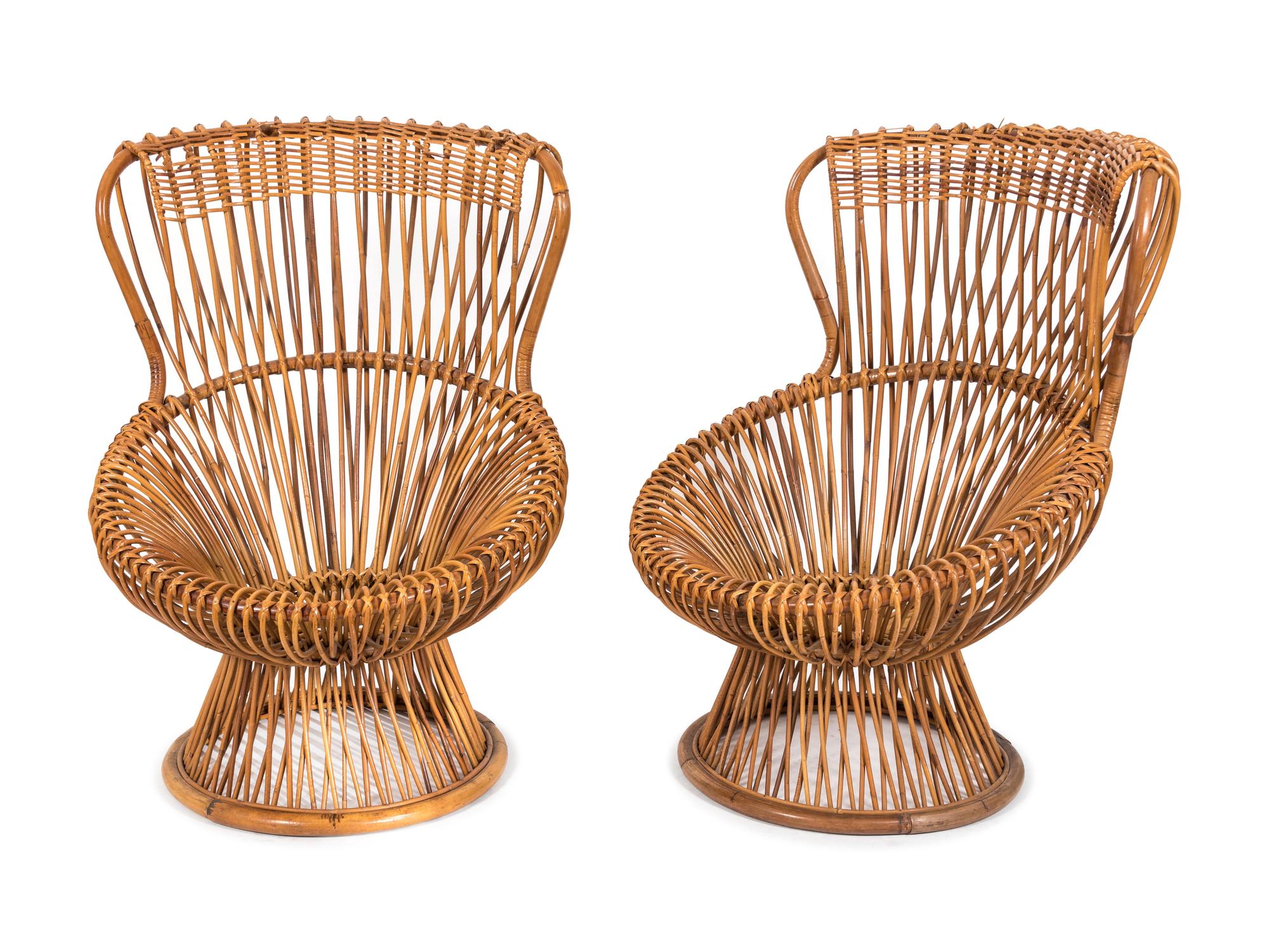 A Pair of Franco Albini "Margherita" Chairs — 20TH CENTURY