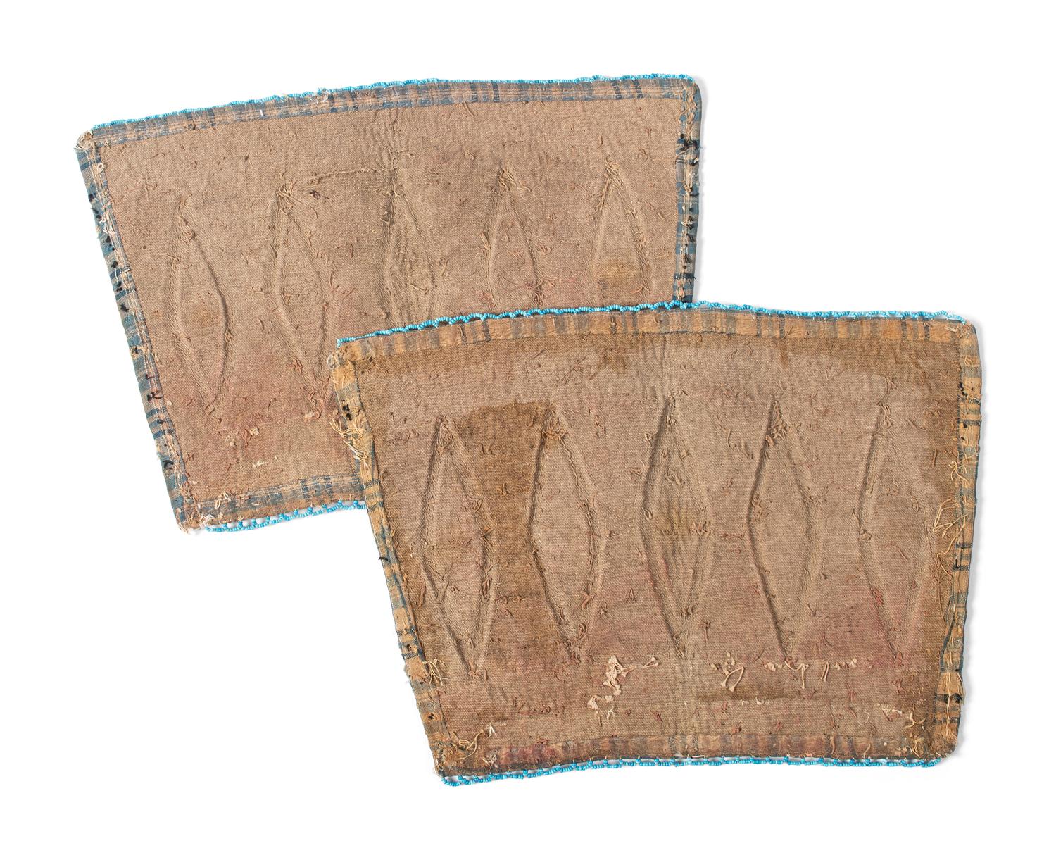 Blackfeet Beaded Canvas Cuffs