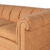 A Pair of Custom Upholstered Three-Cushion Roll-Arm Sofas