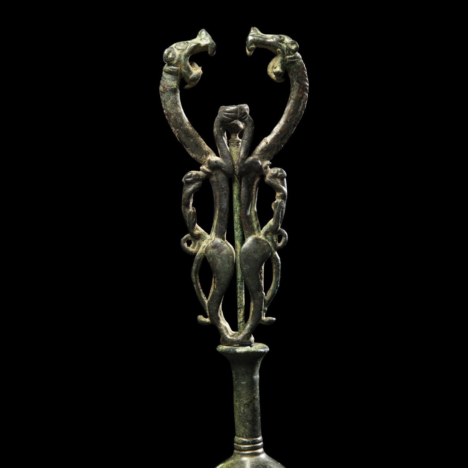 A Luristan Bronze Finial