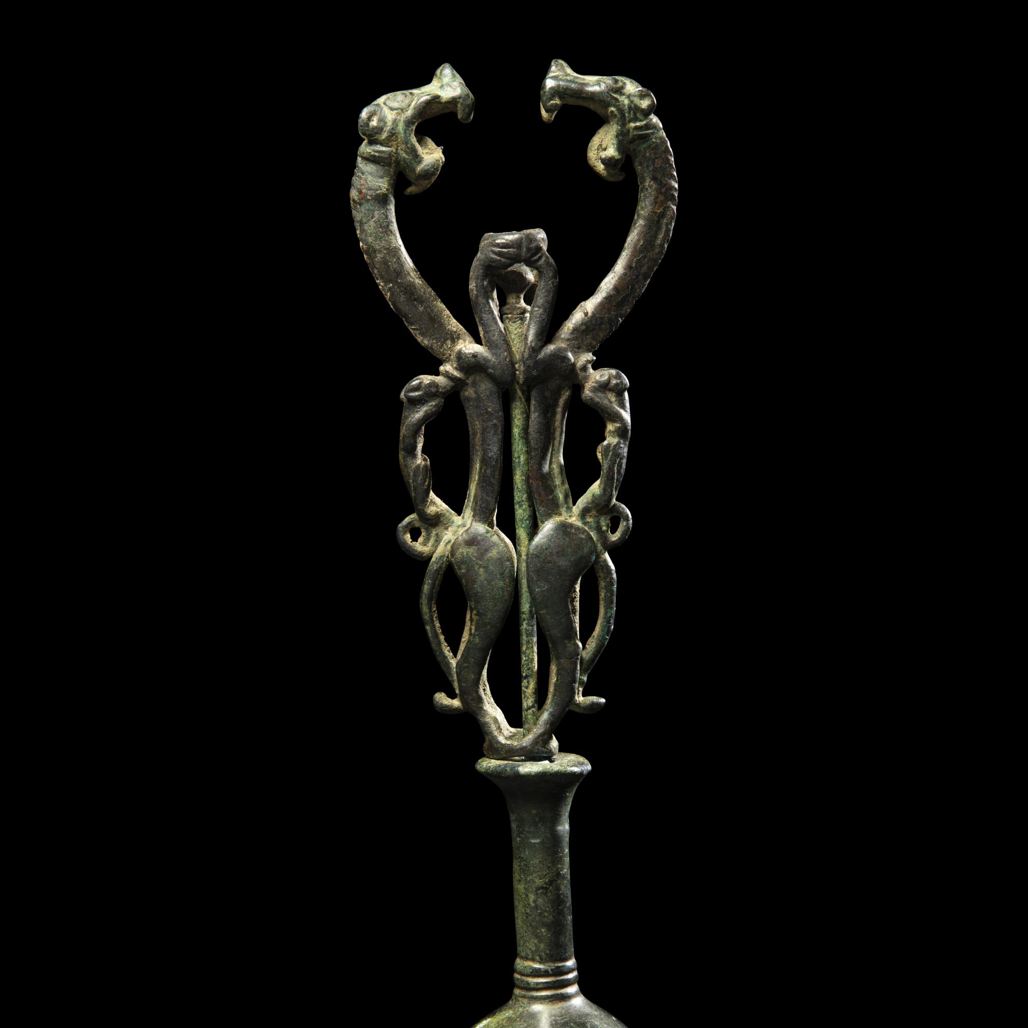 A Luristan Bronze Finial