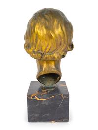 A Bronze Portrait Head of Woman — 20TH CENTURY