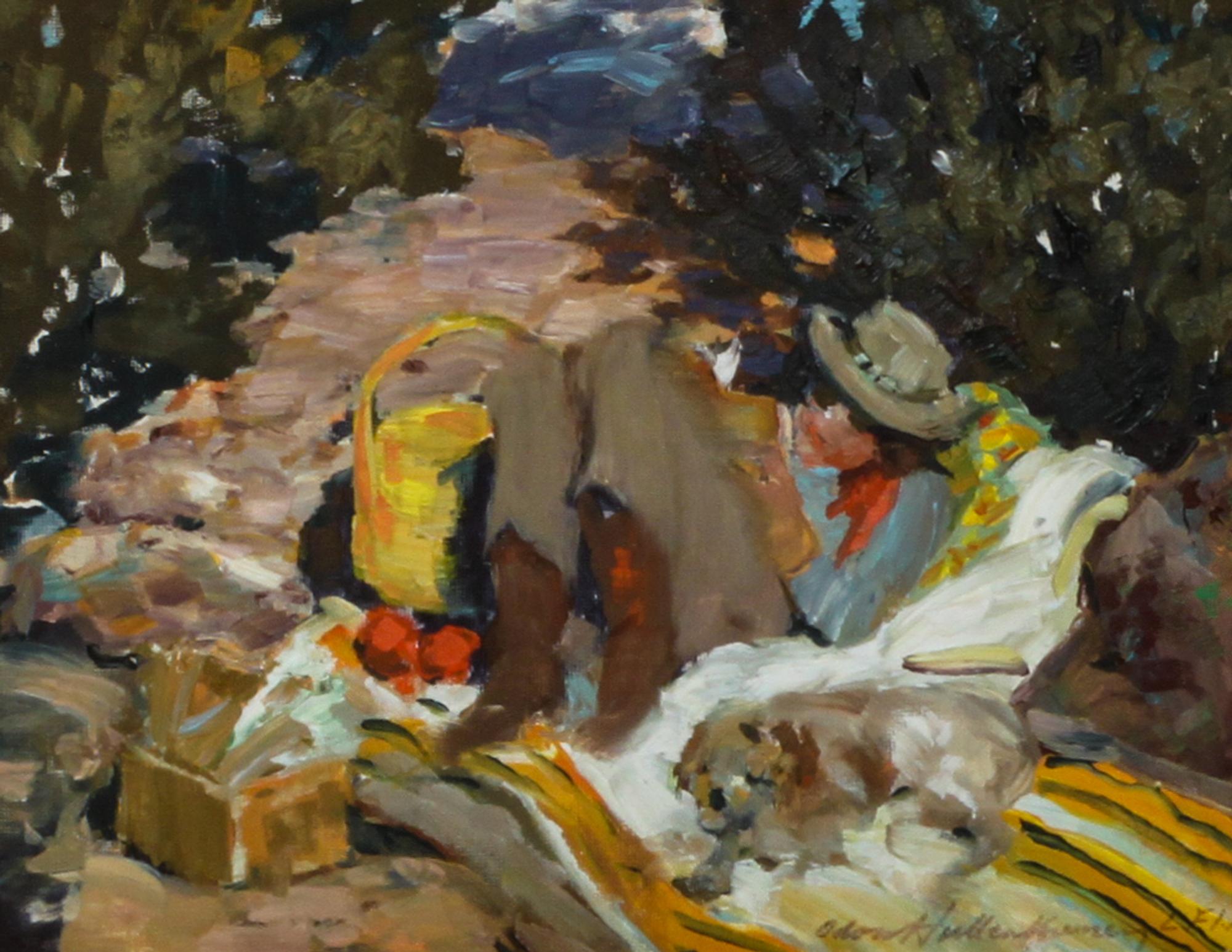 Odon Hullenkremer, (American, 1888-1978), Picnic Siesta