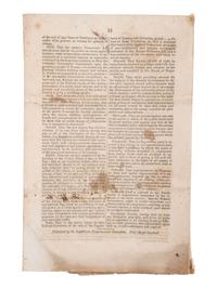 [POLITICS] -- [AFRICAN AMERICANA]. Republican Platform, Adopted by the Chicago Convention, May 1860.