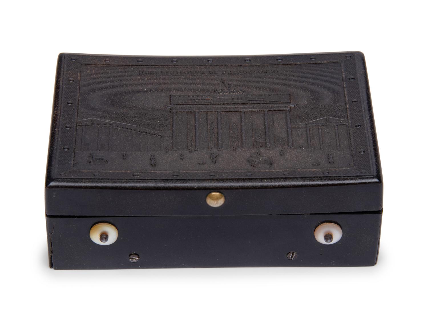 A Two Air Musical Snuff Box
