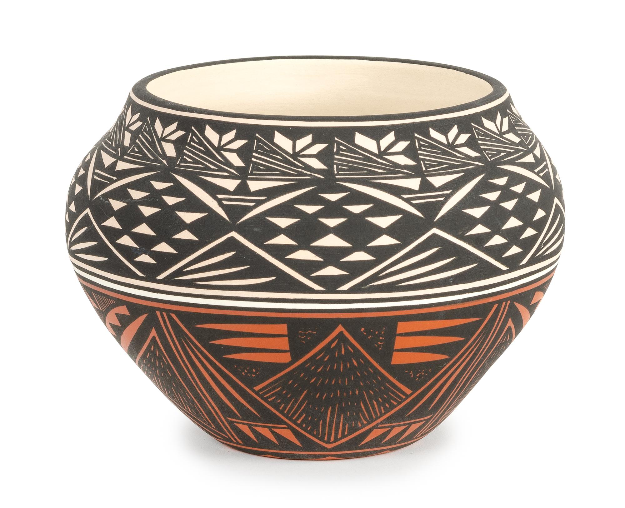 Tim Chino Height 4 1/4 x diameter 5 1/4 inches — (Acoma, 20th Century)