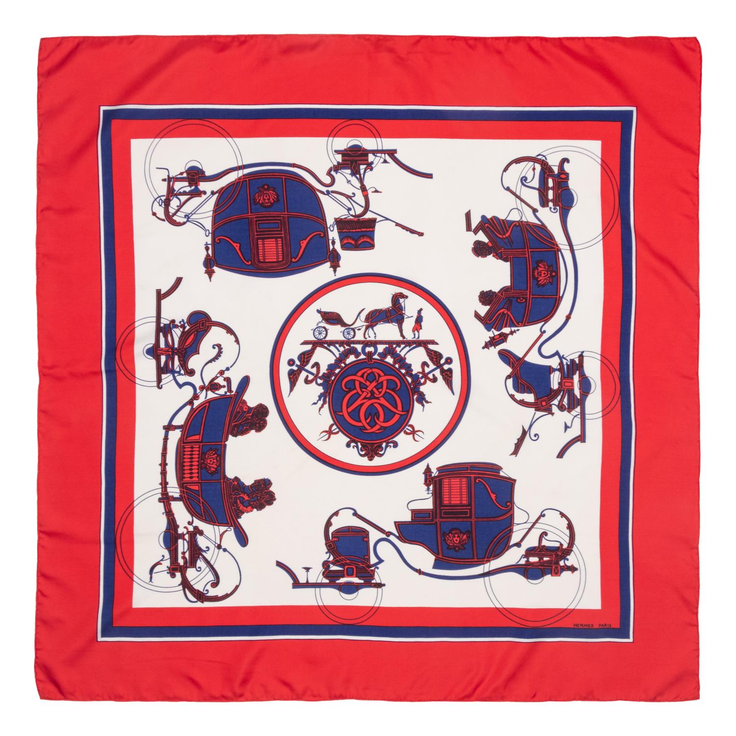 Three Hermès Scarves