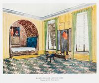 Eight Lithographs Depicting Interiors — 20TH CENTURY