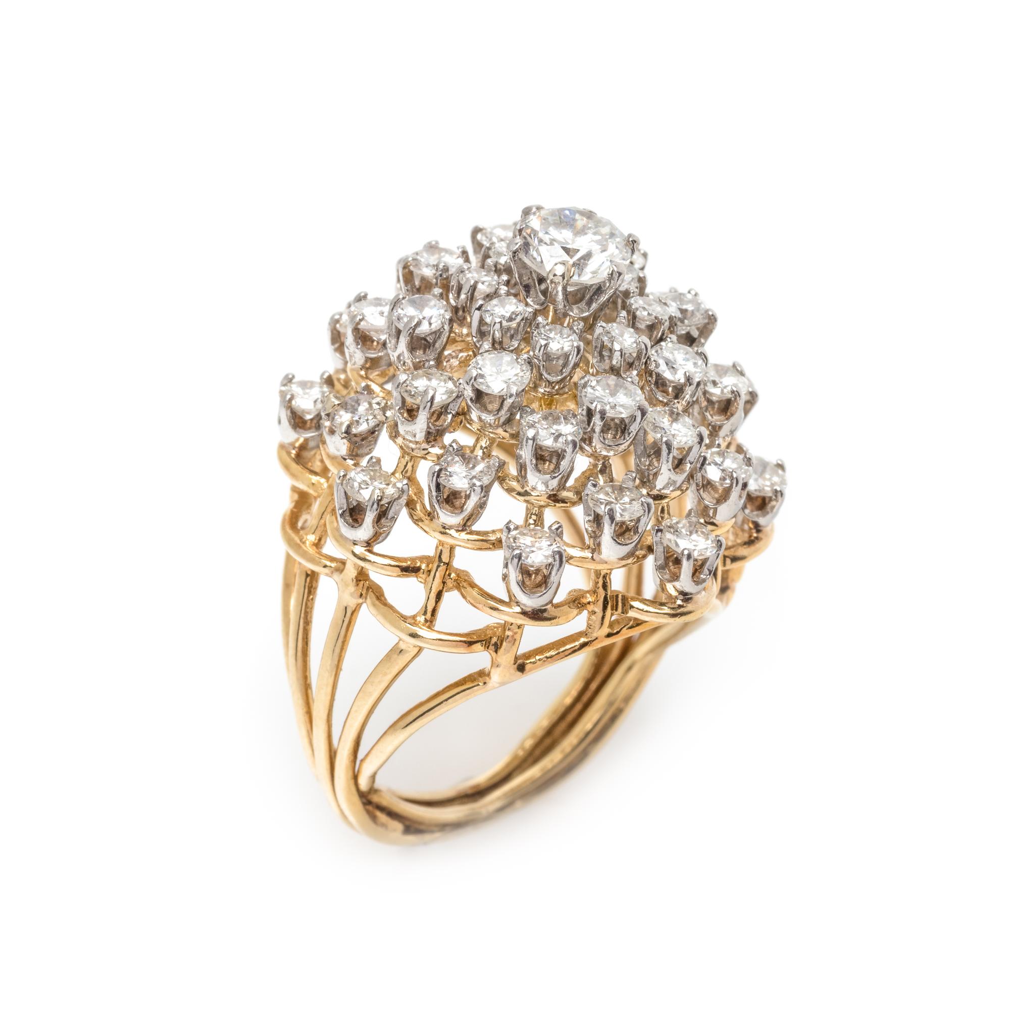 DIAMOND CLUSTER RING