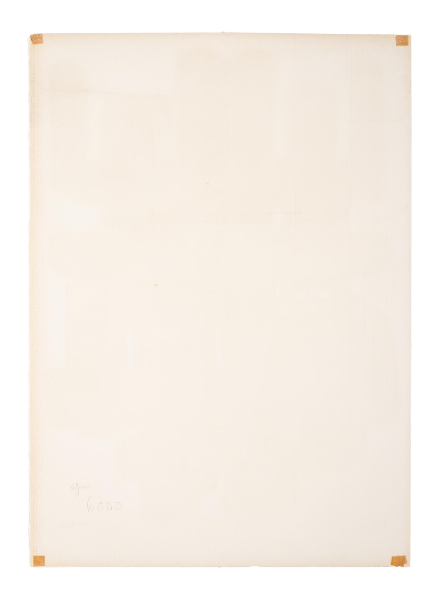 Pierre Soulages (French, 1919–2022) — Lithographie No.3 , 1957