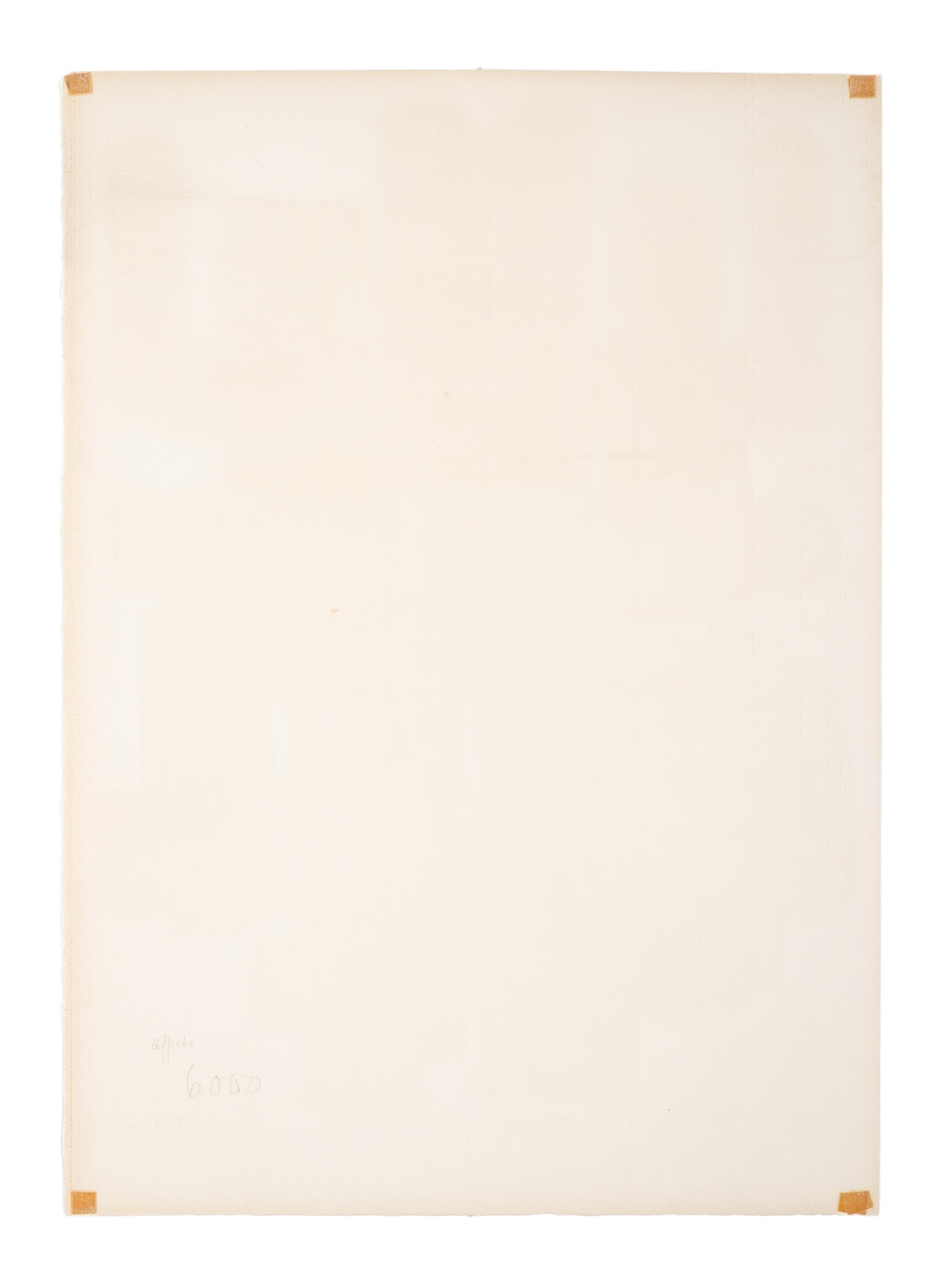 Pierre Soulages (French, 1919–2022) — Lithographie No.3 , 1957