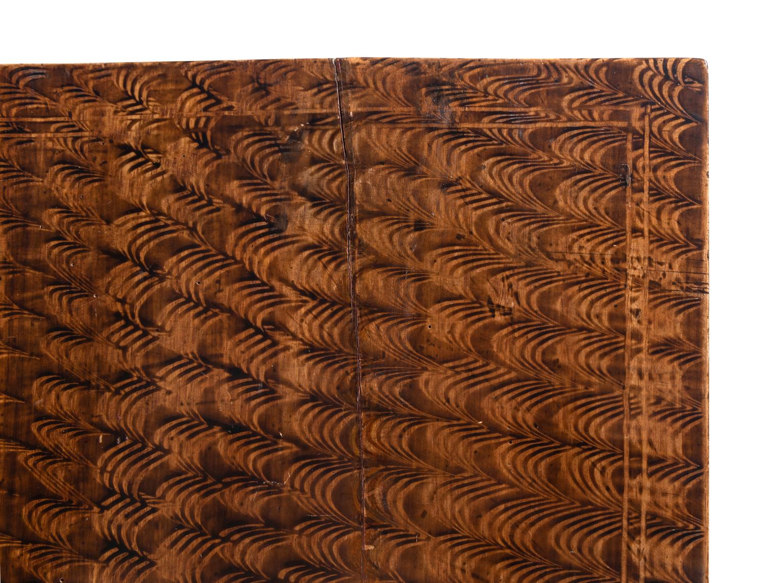 A North Italian Grain-Painted Chest of Drawers