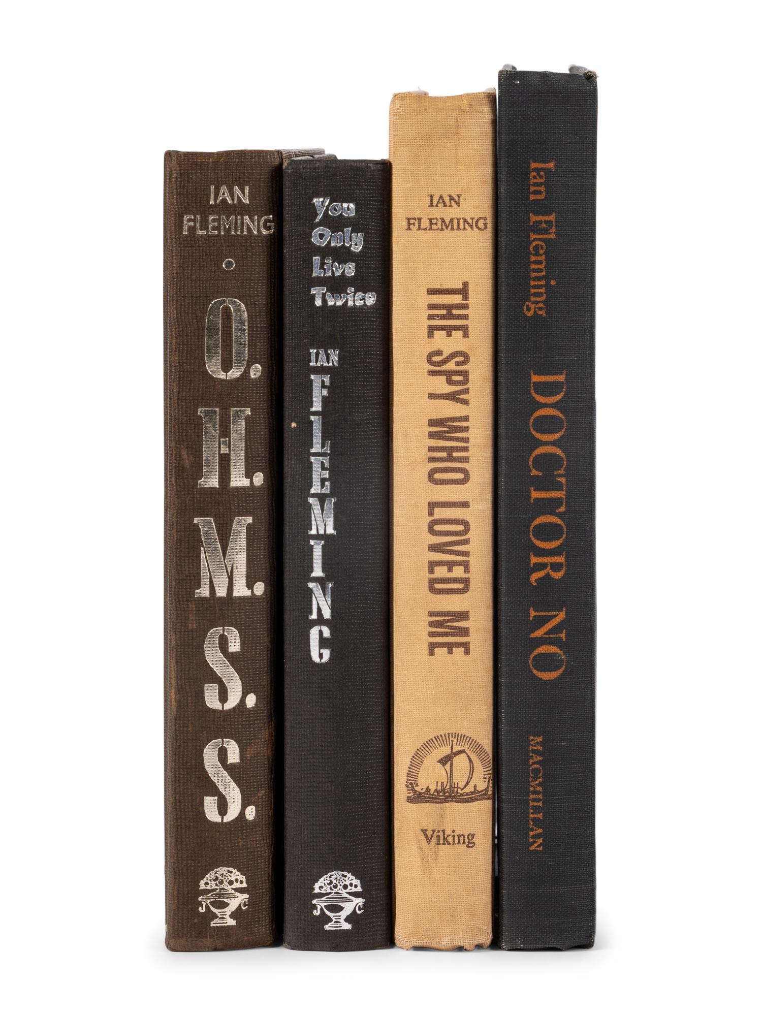 FLEMING, Ian (1908-1964). A group of 4 FIRST EDITIONS, comprising:
