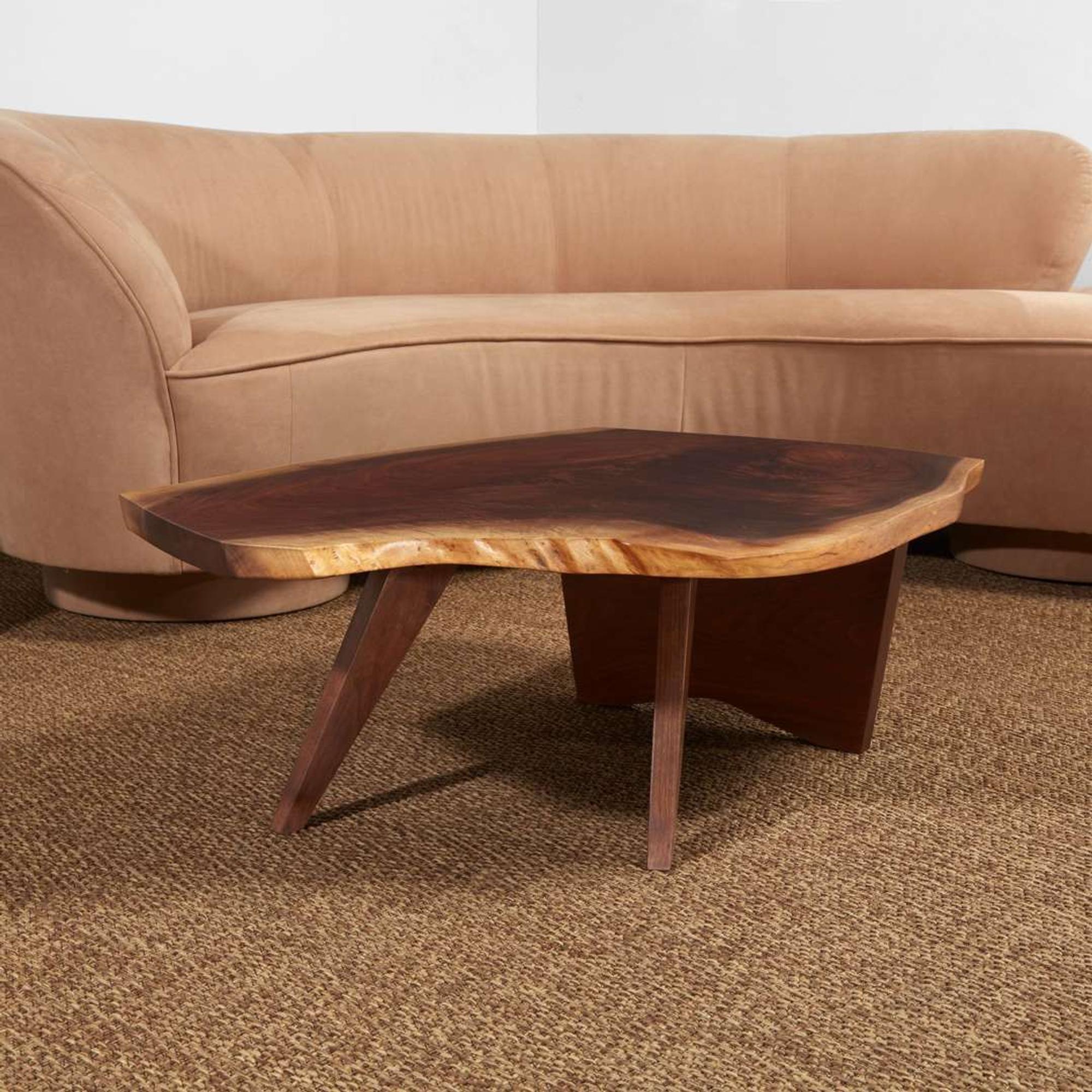 George Nakashima "Slab" Coffee Table, New Hope, Pennsylvania, 1961