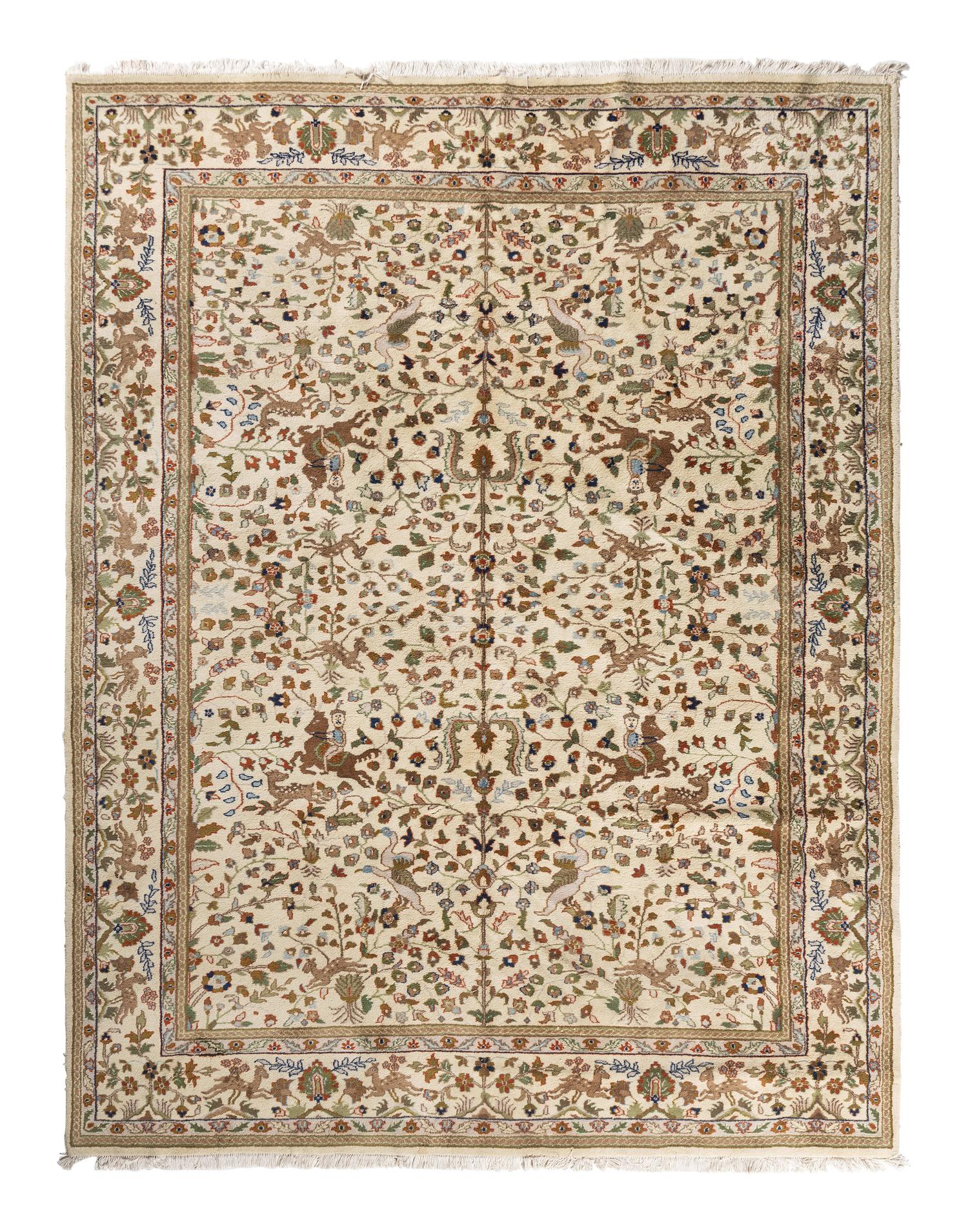 A Tabriz Wool Rug