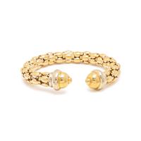 BICOLOR GOLD CUFF BRACELET