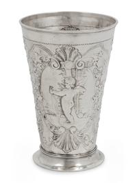 A Russian Silver Beaker