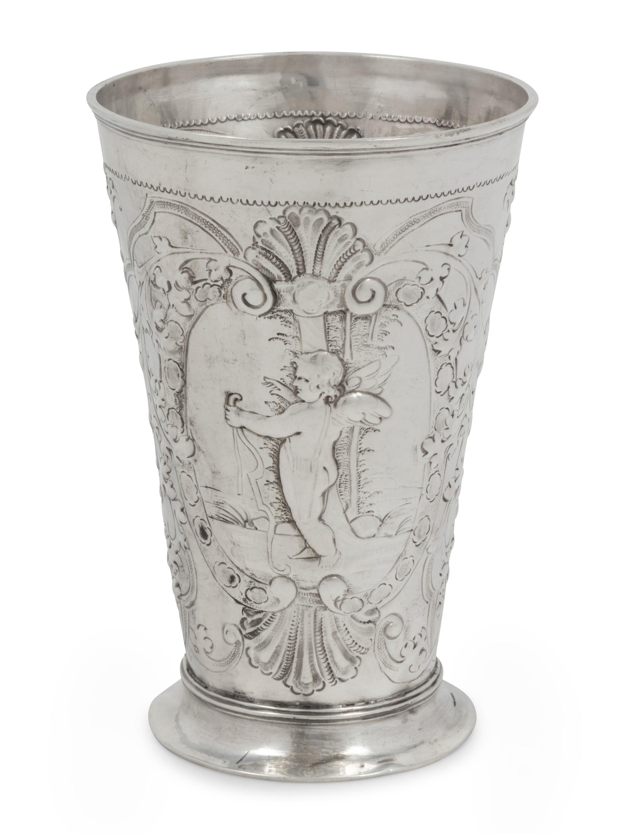 A Russian Silver Beaker