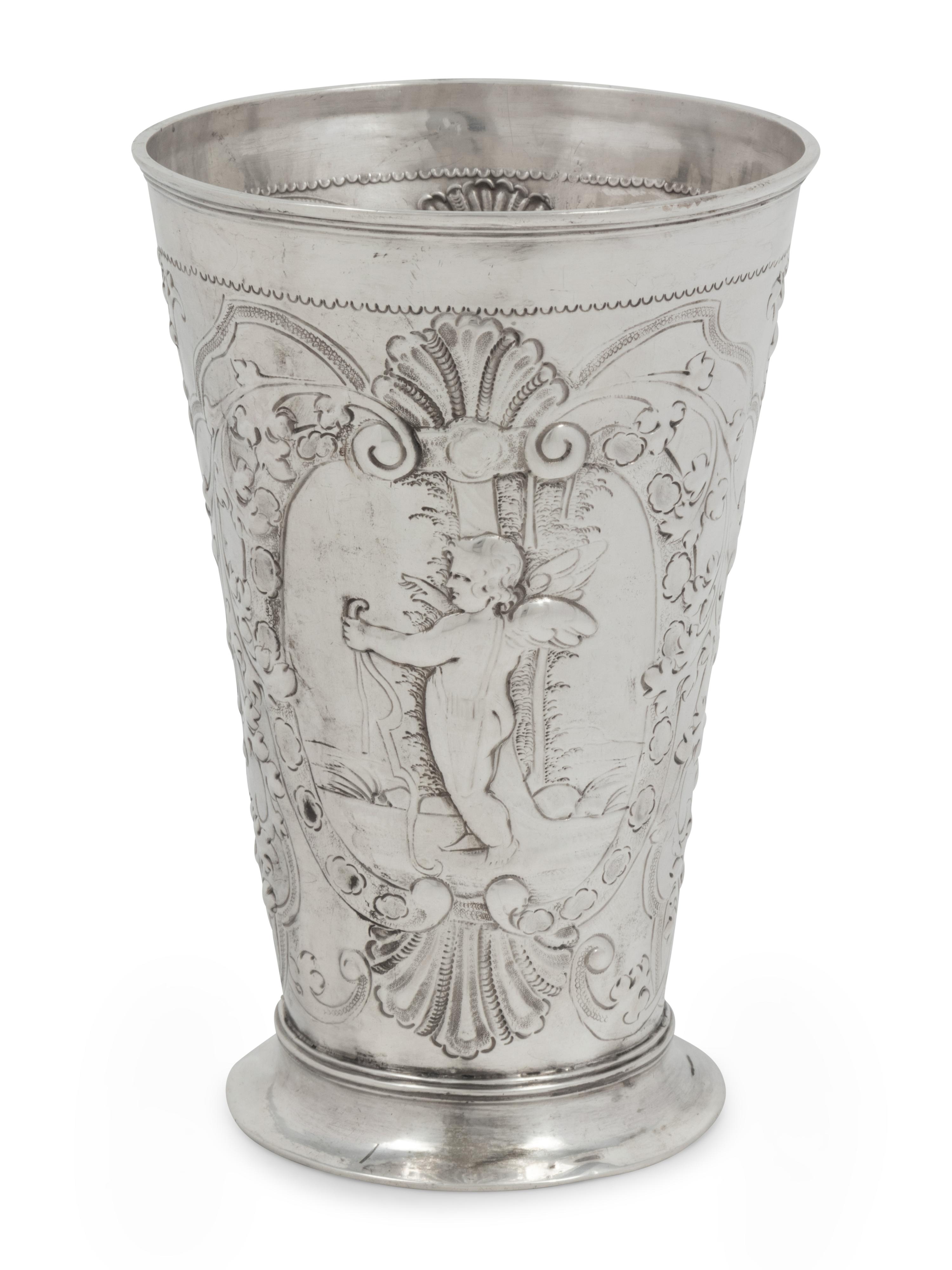 A Russian Silver Beaker