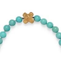 CHRISTOPHER WALLING, TURQUOISE BEAD NECKLACE