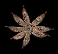 A Rare Nepalese Copper Lotus Mandala
