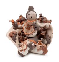 Pottery Storyteller, with little bears
