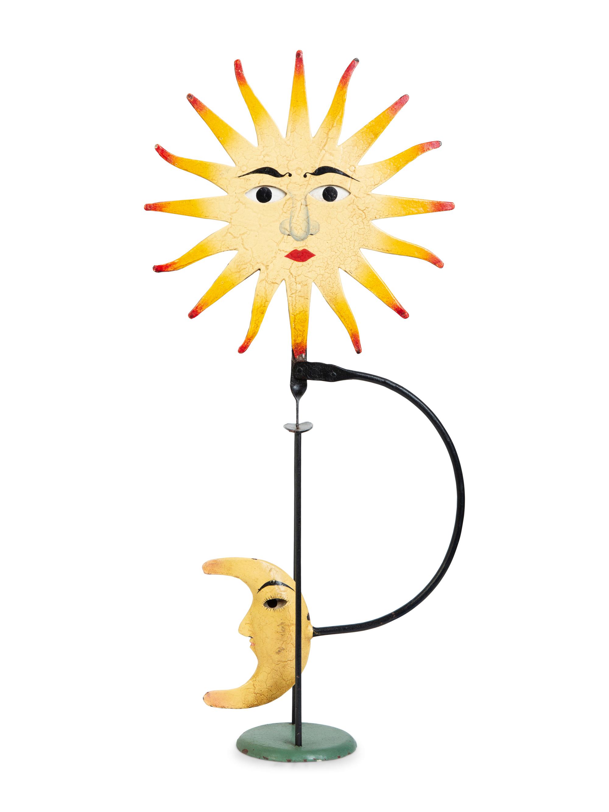 A Collection of Four Painted Metal Balance Sculptures — 20TH CENTURY