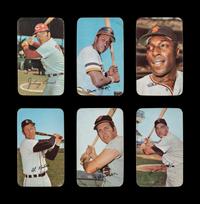 A Collection of 1960s Odd Ball Baseball Cards Including Mickey Mantle and Multiple Hall of Famers