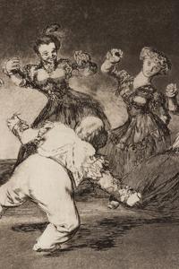 If Marina Will Dance, She Has to Take the Consequences (plate 12 from Los Proverbios)