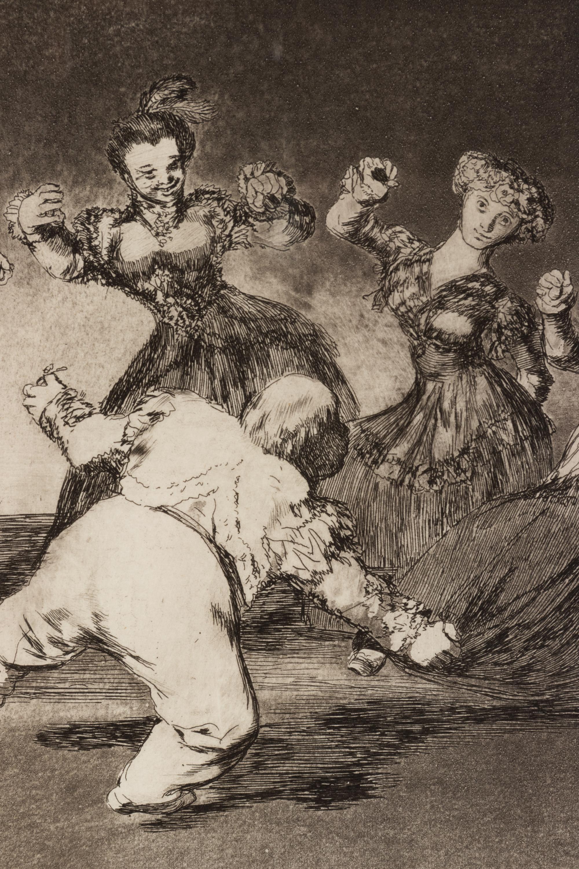 If Marina Will Dance, She Has to Take the Consequences (plate 12 from Los Proverbios)
