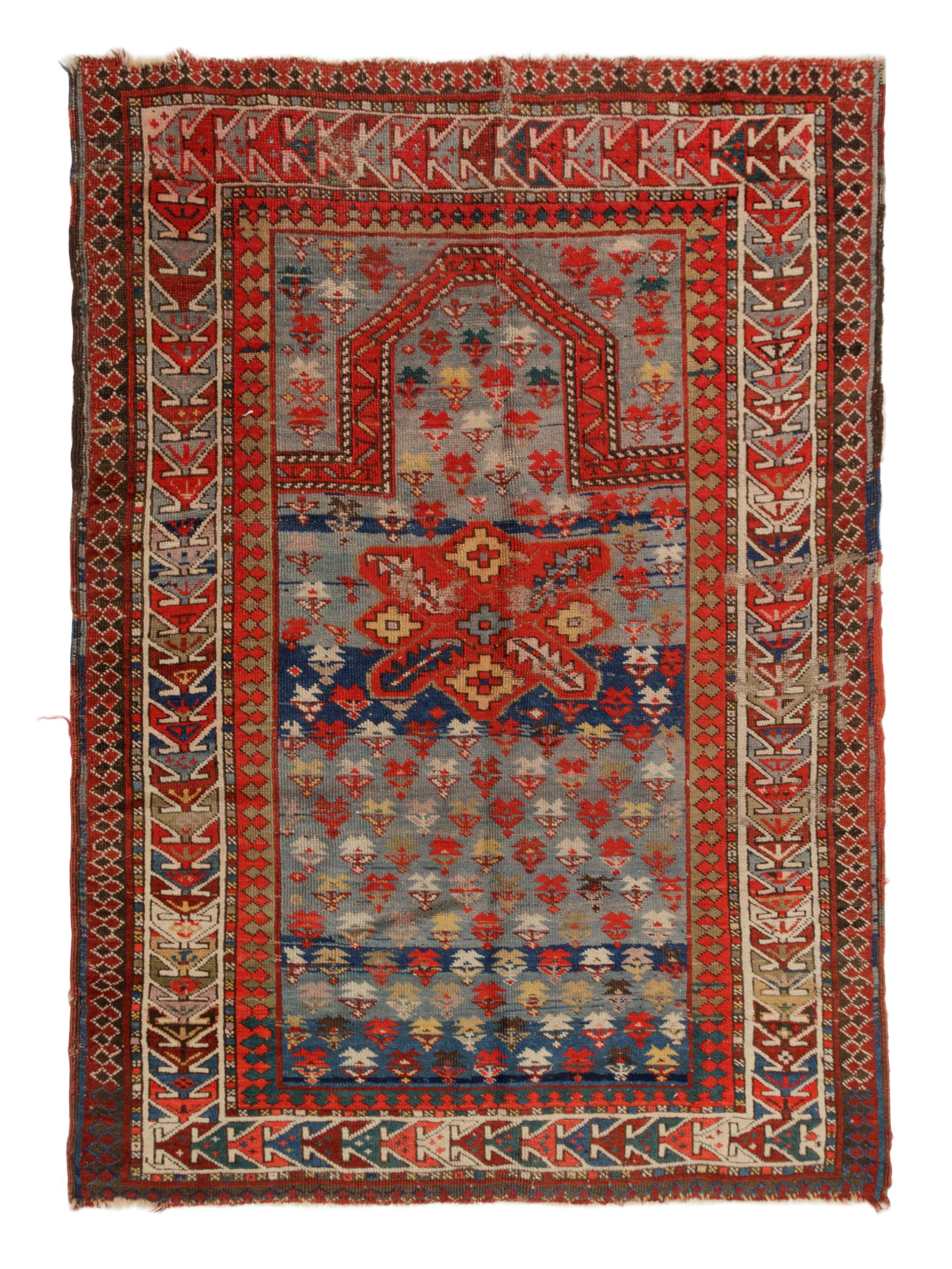 A Caucasian Wool Prayer Rug