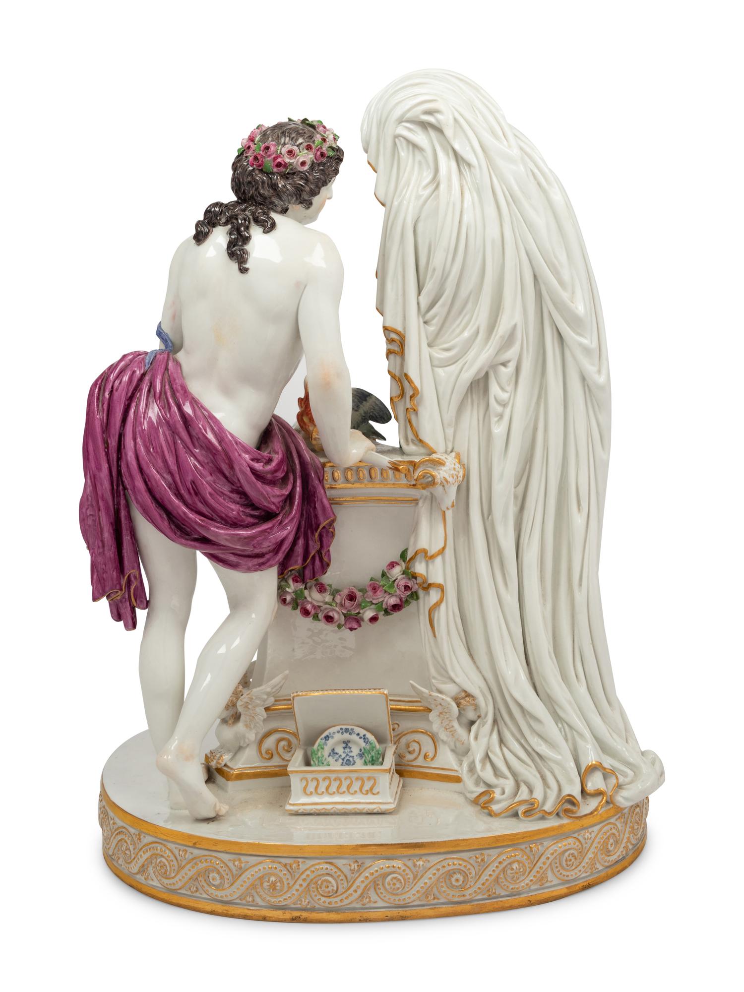 A Meissen Porcelain Figural Group