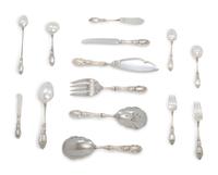 An American Silver Flatware Service