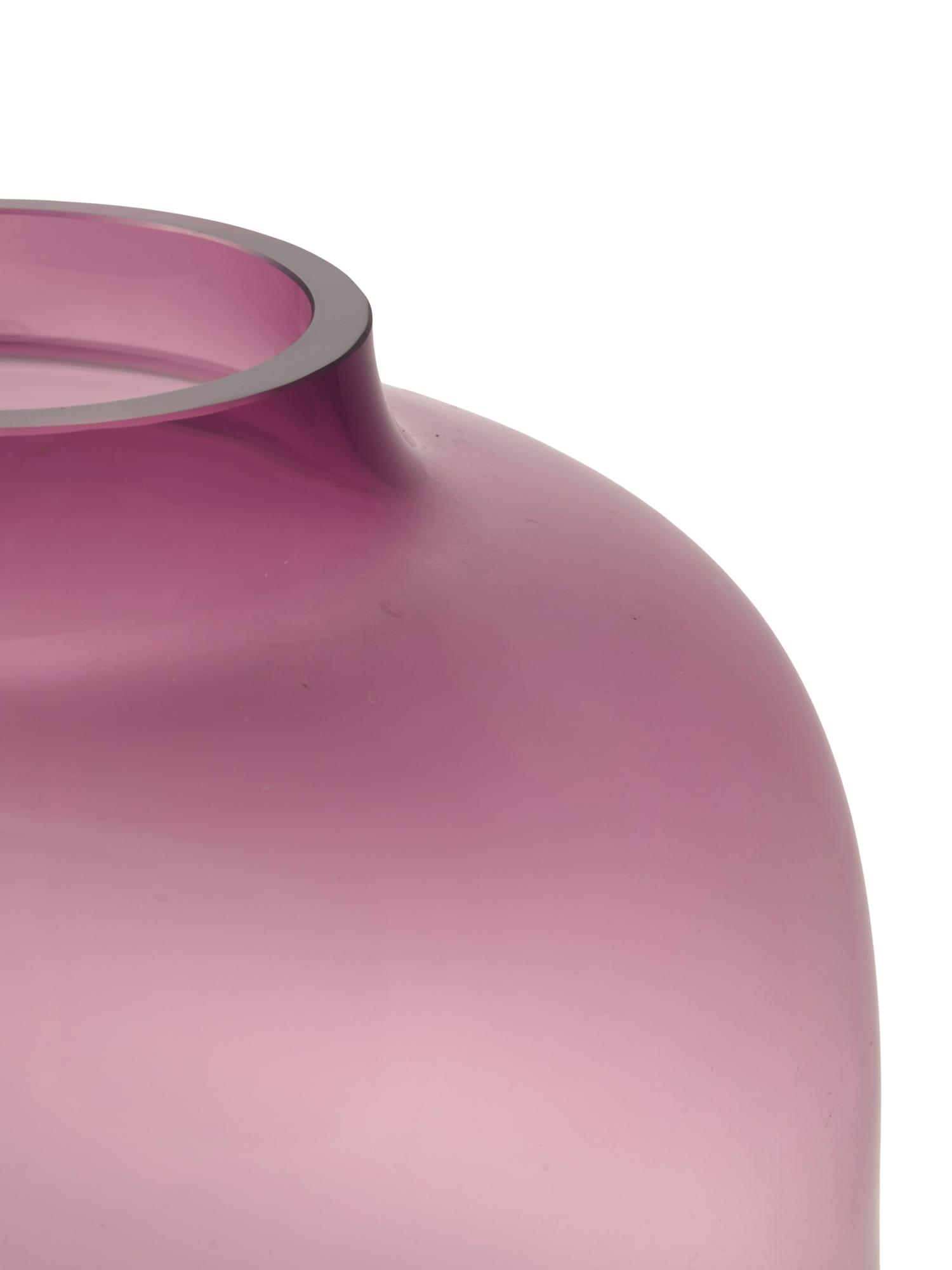 An Amethyst Blown Glass Vase DONATED BY JUAN MONTOYA DESIGN
